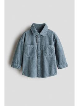 H&M - Boys Blue Cotton Corduroy Shirt