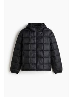 H&M - Men Black Lightweight Puffer Jacket