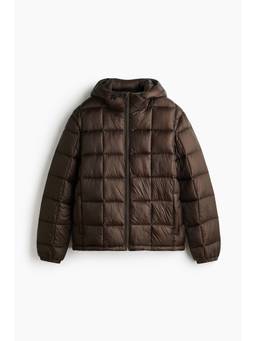 H&M - Men Brown Lightweight Puffer Jacket