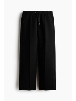 H&M - Men Black Relaxed Fit Tailored Trackpant