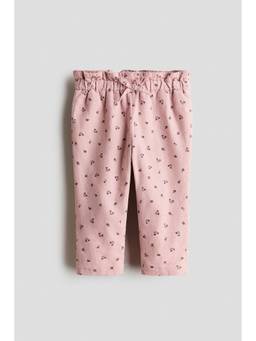 H&M - Girls Pink Lined Corduroy Trousers