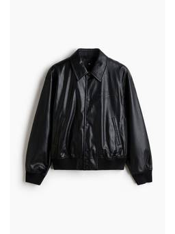 H&M - Men Black Blouson Jacket