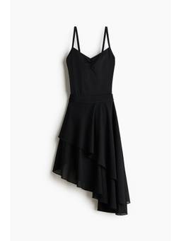 H&M - Girls Black 2-Piece Dance Top And Skirt