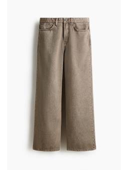H&M - Men Beige Relaxed Fit Cotton Jeanss