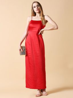 RSVP by Nykaa Fashion - Red Be My Scarlett Maxi Dress