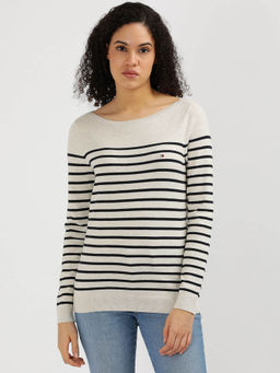 Tommy Hilfiger - Women's Beige Color Sweater