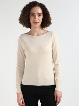 Tommy Hilfiger - Women's Beige Color Sweater