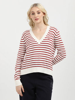 Tommy Hilfiger - Women's Red Color Sweater