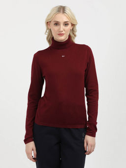 Tommy Hilfiger - Women's Purple Color Sweater