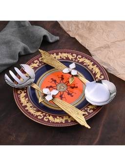 Gibox - Barkbloom Salad Server Cutlery (Pack of 2)