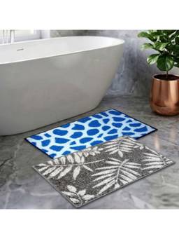Athom Living - Easy Home Designer Soft Anti Slip Bath Mats (Pack Of 2) (M)