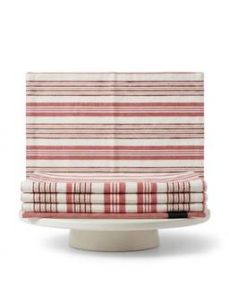 Nesterra - Cotton Blend Woven Stripes Table Mats (Pack of 4)