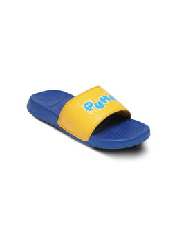 Puma - Kids Yellow Popcat 20 V3 Soft Comfort Sliders