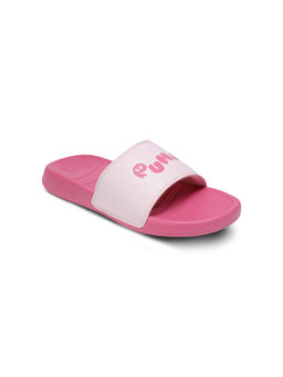 Puma - Kids Pink Popcat 20 V3 Soft Comfort Sliders