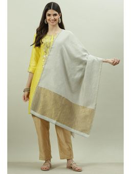 Biba - Beige Yarndyed Dupattas