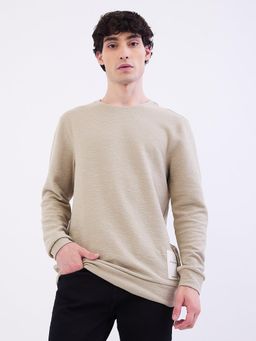 Spykar - Lint Green Slim Fit Casual Sweatshirts for Men