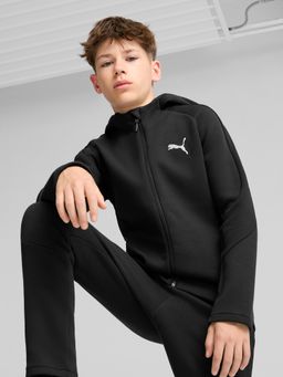 Puma - EVOSTRIPE FZ DK Boys Black Bomber Jacket