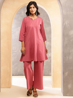 Aravalii - Pink Solid Co-Ord (Set of 2)