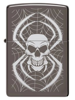Zippo - Skull Spider Design Windproof Pocket Lighter