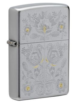 Zippo - Painted Floral Design Windproof Pocket Lighter