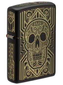 Zippo - Art Deco Skull Windproof Pocket Lighter