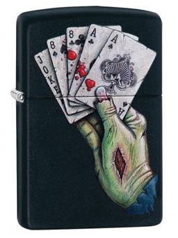 Zippo - Dead Mans Hand Design Windproof Pocket Lighter