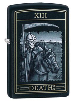 Zippo - Death Card Design Windproof Pocket Lighter