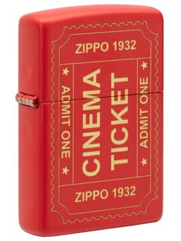 Zippo - Cinema Ticket Design Windproof Pocket Lighter