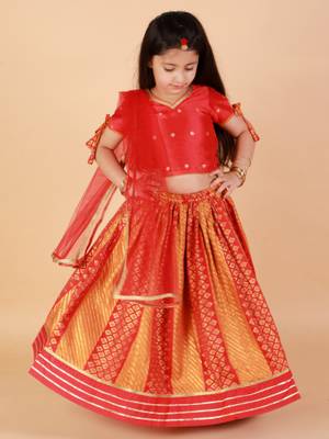 Pre Order: Gulab Rajsi Lehenga Set