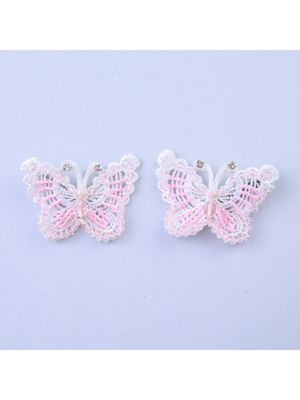 CHOKO Pearl Embellished Butterfly Clips main image 0
