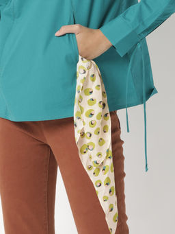 RAREISM - Rhombus Shaped Print Contemporary Scarf
