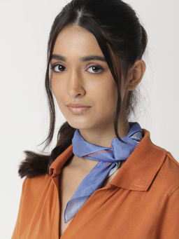 RAREISM - Striped Cotton Silk Scarf