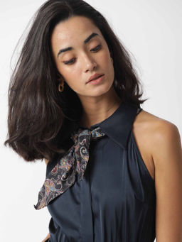 RAREISM - Rhombus Shaped Paisley Print Contemporary Scarf