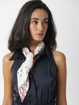 RAREISM - Rhombus Shaped Print Contemporary Scarf