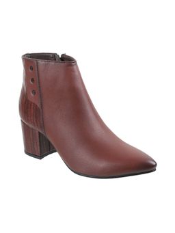 Mochi - Women Synthetic Maroon Boots