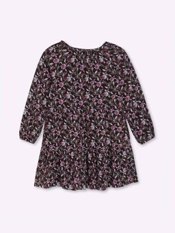 GAP - Black Floral Regular Fit Dress