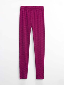 GAP - Purple Checks Skinny Fit Leggings