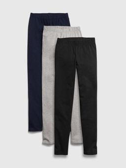 GAP - Multi-Color Solid Skinny Leggings (Pack of 3)