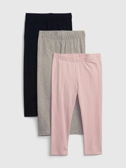 GAP - Multi-Color Solid Skinny Leggings (Pack of 3)