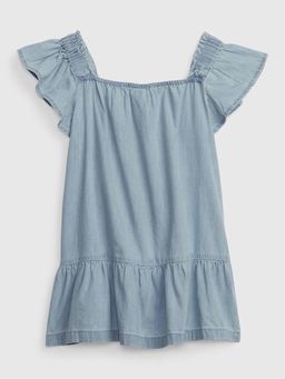 GAP - Blue Solid Regular Fit Dress