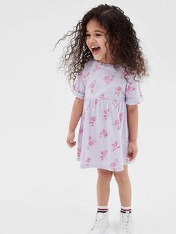 GAP - Purple Printed Regular Fit Dress