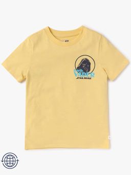 GAP - Yellow Printed Relaxed Fit T-Shirt