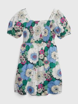 GAP - White Floral Regular Fit Dress