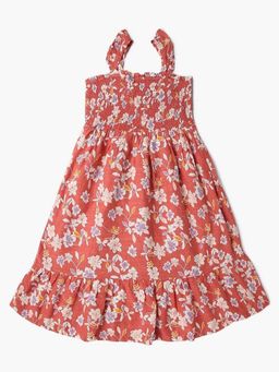 GAP - Red Floral Regular Fit Dress