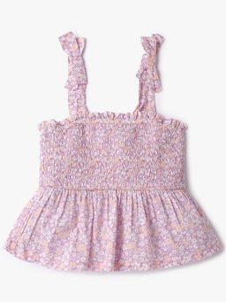 GAP - Purple Floral Slim Fit Top