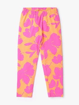 GAP - Orange Floral Skinny Fit Leggings
