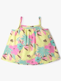 GAP - Yellow Floral Regular Fit Top