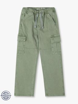 GAP - Grey Solid Regular Fit Cargo