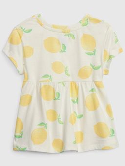 GAP - White Printed Regular Fit Top