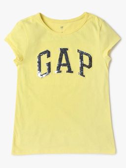 GAP - Yellow Embellished Slim Fit T-Shirt